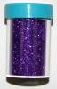 Glitter fijn strooi potje paars