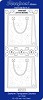 Borduurstickervel star3190 tas transparant zilver