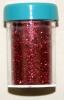 Glitter fijn strooi potje rood