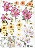 MD Knipvel A4 Mattie lila bloemen