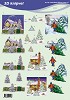VB knipvel A4 kerst landschap