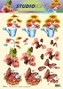 SL knipvel A4 Bloemen en Vlinders