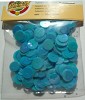 Pailletten pastelblauw 8 mm 7grams