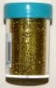 Glitter fijn strooi potje goud