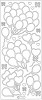 Stickervel Starform Ballonnen Goud