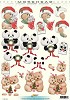 Morehead knipvel A4 Kerst Panda