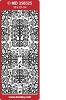Stickervel Doody Bloemen Ornamenten Zilver