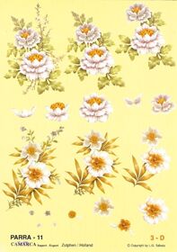 Parra knipvel A4 Bloemen