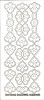 Stickervel Chrissie Borduren Zilver