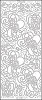 Stickervel Doodle bruidspaar zilver