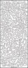 Stickervel Doodle kerstklok goud