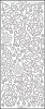 Stickervel Doodle kerstbal zilver
