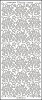 Stickervel Doodle kerstklokjes zilver