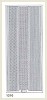 Stickervel Starform mini randjes Zilver