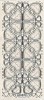 Stickervel Transparant bloem/hart glitter zilver