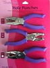 Hole Punch set van 3 gaatjes tangen