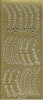 Stickervel Merry Christmas Happy new year goud