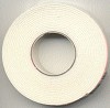 Dubbelzijdig Foam tape 1mm dik, 12mm breed, 2mtr lang
