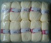 Wol partij 12 x 100 gram licht geel