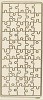 Stickervel Puzzelstukjes Transparant goud