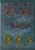 Joy Metallic 3D uitdrukvel Bloemenmeisje