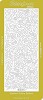 Stickervel Starform Feest Goud