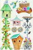 Poezieplaatjes A5 Vogelhuisjes
