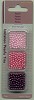 Parelkraaltjes rond 3mm. rose-cerise-paars