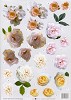 Stansvel A4 Pastel Roses