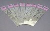 Embossing stencil rand set van 8 stencils - mal/93598A