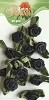Satin Flowers - Zwart