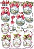 Knipvel A4 Le Suh Kerstbal landschap