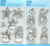 MD Tiny`s Clear stempel Kerst set van 2 stempels - stem/TC0808set