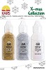 Glitter Glue set  Goud, zilver en Wit