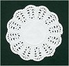 20 x papieren kleedje 9 cm.