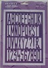 Marianne Design Silhouet Stencil Alfabet en Cijfers - mal/silhouet1