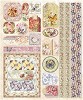 Joy embossed sticker vlinder