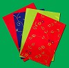 MD Embroidered paper 4 vellen - papier/PK9059