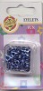 Make Me Eyelets fun-figuren metallic donkerblauw 5-8 mm.