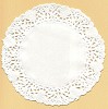 20 x papieren kleedje 12 cm.