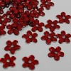 Strass Flowers Rood