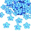 Strass Flowers Donker blauw