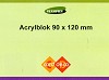 Carddeco Acrylblok 90x 120 mm