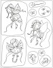 Pergamano clear stamps elfjes 2