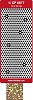 Stickervel Doodey Polka Stippen Holografisch goud