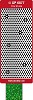 Stickervel Doodey Polka Stippen Holografisch groen