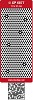 Stickervel Doodey Polka Stippen Holografisch zilver