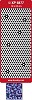 Stickervel Doodey Polka Stippen Holografisch paars