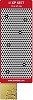 Stickervel Doodey Polka Stippen goud
