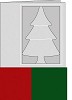 Romak vierkante kaarten Kerstboom Rood-Groen - kaart/112311/5026